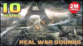 Real War Sounds  10 Hours  HD 1080p Video goalhoven [upl. by Leahicm966]