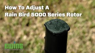 How To Adjust A Rain Bird 5000 Series Rotor [upl. by Darin]