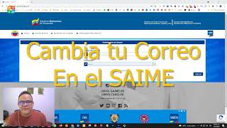 Cómo Cambiar tu Correo y Teléfono en el Saime  2021 [upl. by Sharline]