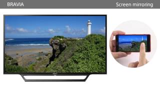 Sony BRAVIA  How to setup and use Screen mirroring [upl. by Yeleen]