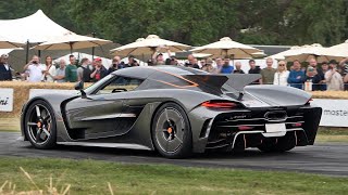 330MPH Koenigsegg Jesko Absolut BRUTAL SOUND [upl. by Aihsoem]