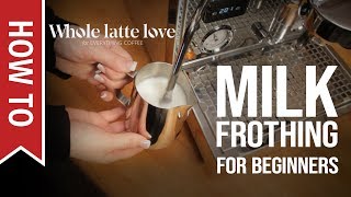 How To Milk Frothing for Beginners 5 Tips [upl. by Nandor191]