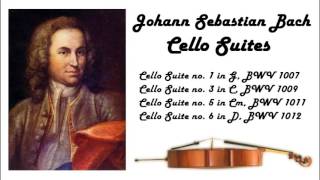 Johann Sebastian Bach  Cello suites in 432 Hz great for reading or studying [upl. by Enelkcaj956]