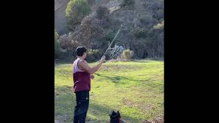 sling vs watermelon 25 meters [upl. by Teyut]