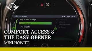 Comfort Access and the Easy Opener  MINI HowTo [upl. by Itaws57]