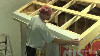 How To Build A Shed  Part 4 Installing Sheet Metal Roof [upl. by Yemar758]