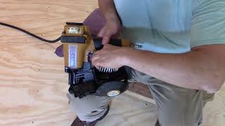 How To Use A Roofing Nailer [upl. by Essyle]