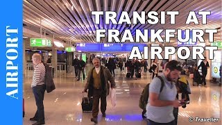 TRANSIT WALK AT FRANKFURT Airport FRA Terminal 1  Connection Flight Transfer Arriving amp Departing [upl. by Hildagard]