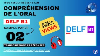 DELF B1  Compréhension de loral No 02  DELF B1 Listening Practice Test Online [upl. by Einnaej]