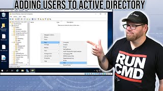 How to Add Users to Active Directory [upl. by Nomihs]