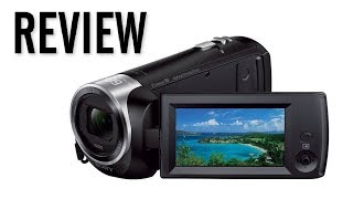 Sony Handycam HDRCX405 HD Video Camera Review [upl. by Hafler]