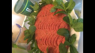 Kibbe Naye  TRADITIONAL LEBANESE [upl. by Calvert]