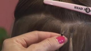 How To Attach Micro Ring Hair Extensions [upl. by Lleznov]